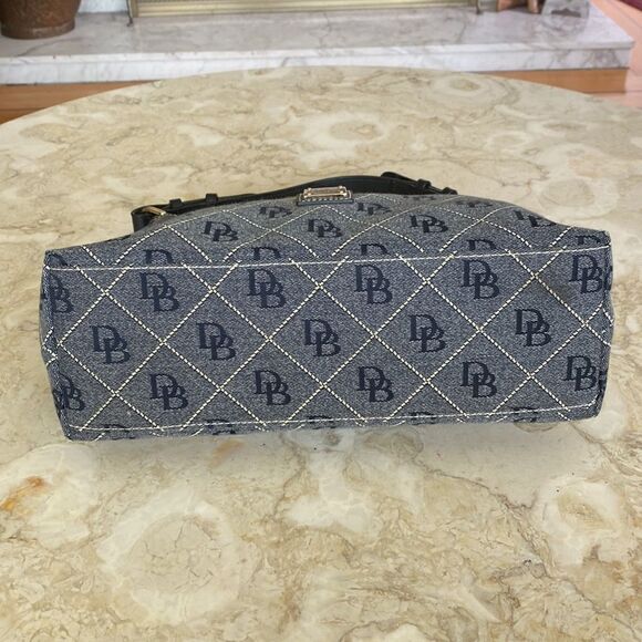 Dooney & Bourke Monogram Canvas & Leather Hobo Bag - Picture 7 of 13